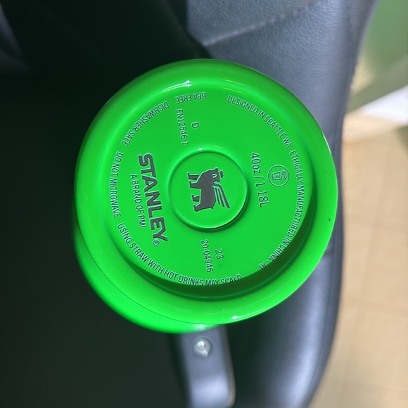 Neon Green Stanley 40oz Tumbler - Picture 3 of 6